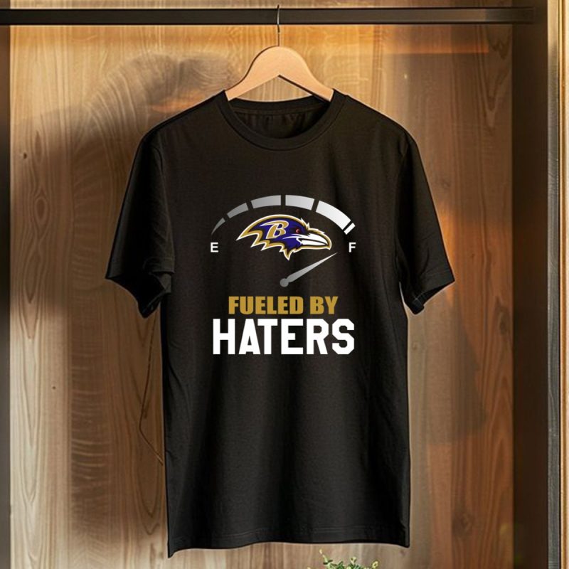 Fueled By Haters Baltimore Ravens Logo Fuel Gauge T Shirt 1 T Shirt 1