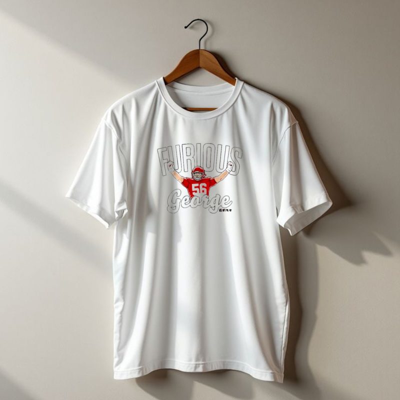 Furious George 56 Kansas City Chiefs George Karlaftis T Shirt T Shirt 1 1