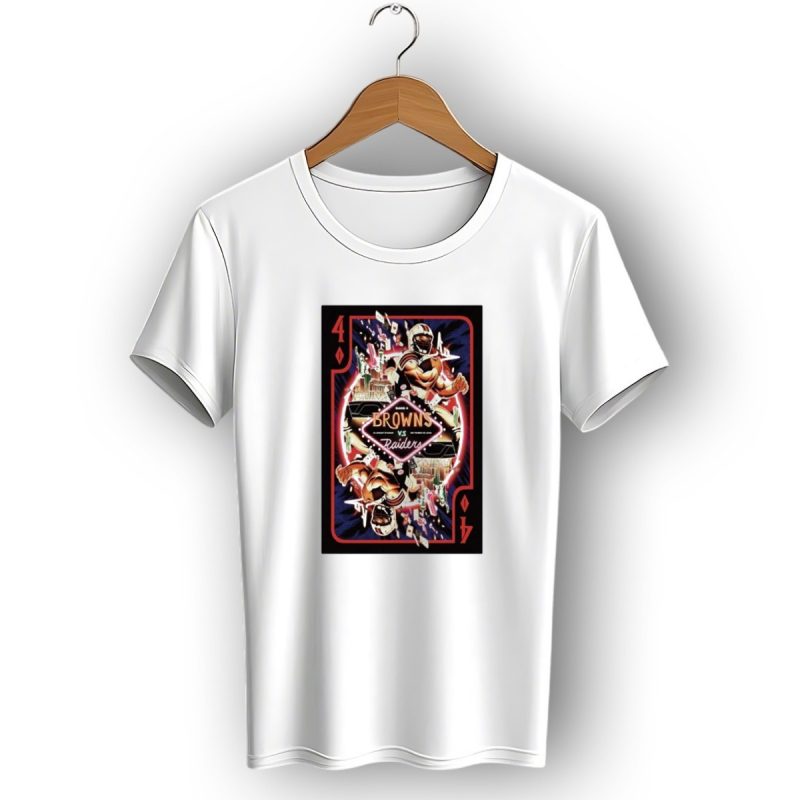 Game 4 Browns Vs Raiders Allegiant Stadium Las Vegas Sept 29 2024 Playing Card T Shirt 1 T Shirt 1