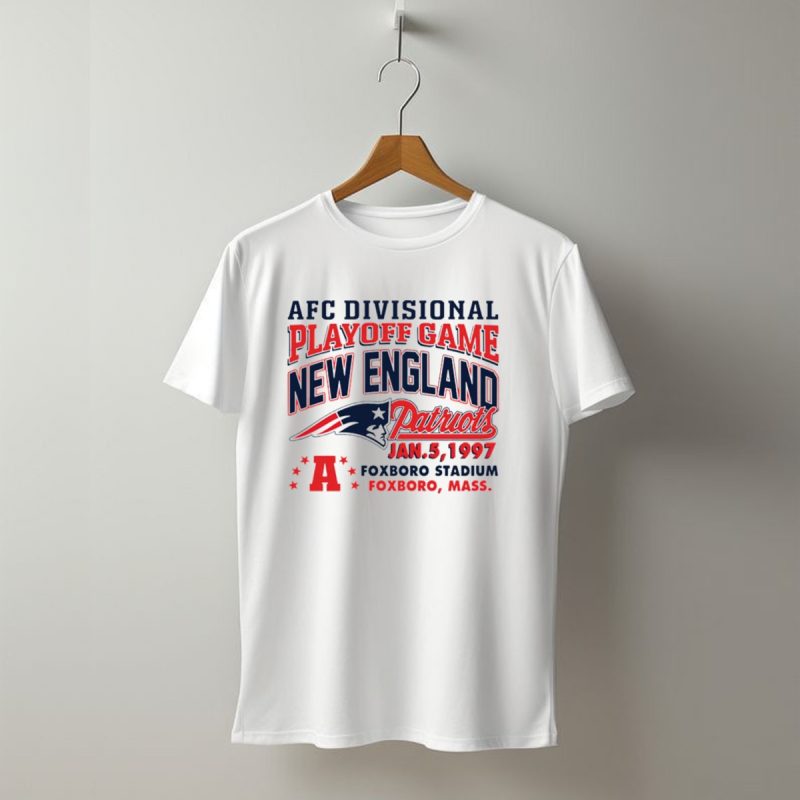 Game New England Patriots January 5 1997 Foxboro Stadium Foxboro Mass T Shirt T Shirt 1