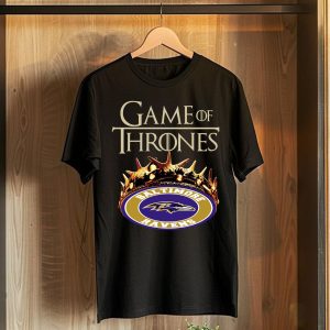 Game of Thrones Baltimore Ravens mashup T-Shirt