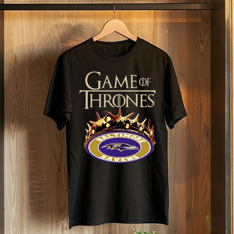 Game Of Thrones Baltimore Ravens Mashup T Shirt T Shirt 1