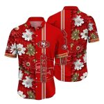 Gameday Flora Red Zone San Francisco 49ers Hawaiian Shirt