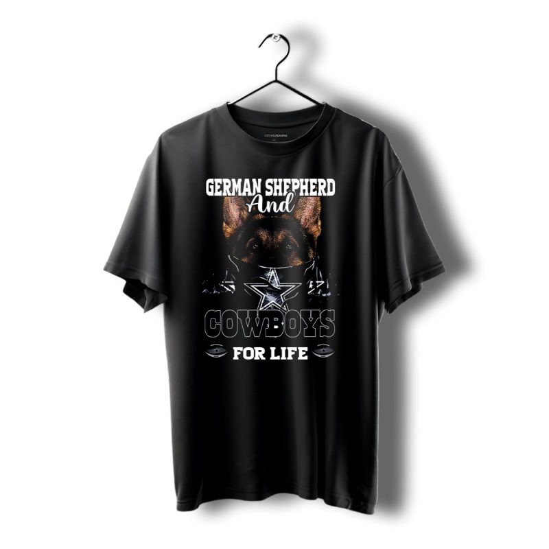 German Shepherd And Cowboys For Life Dallas Cowboys T Shirt 1 T Shirt 1 1