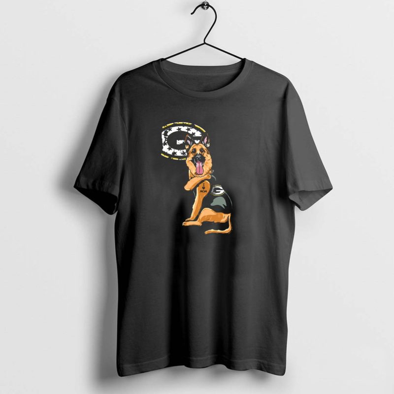German Shepherd Green Bay Packers G Logo I Love Mom T Shirt 1 1 T Shirt 1 1 1