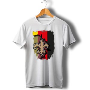 Germany Colors With Saints Fleur De Lis Emblem T Shirt