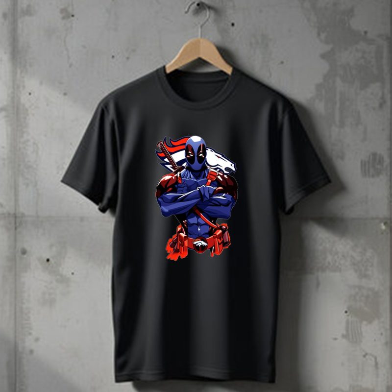 Giants Deadpool Denver Broncos T Shirt T Shirt 1