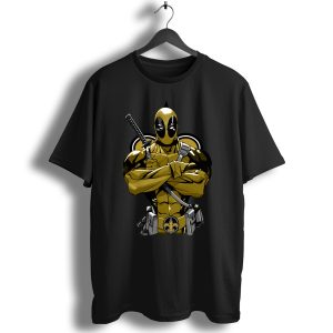 Giants Deadpool New Orleans Saints T-Shirt