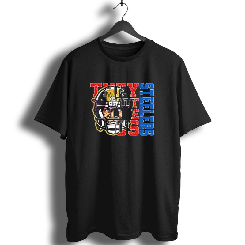 Glitter Pittsburgh Steelers They Not Like Us 2025 Football Helmet T Shirt 1 T Shirt 1