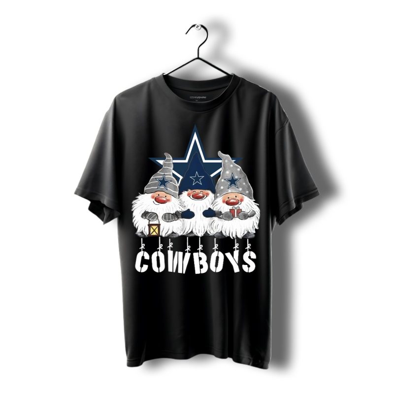 Gnomies Dallas Cowboys Christmas Shirt T Shirt 1