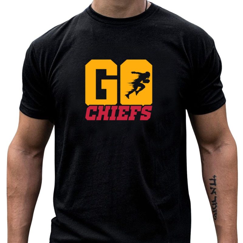 Go Chiefs Football Player Chiefs Fan Spirit T Shirt T Shirt 1 1