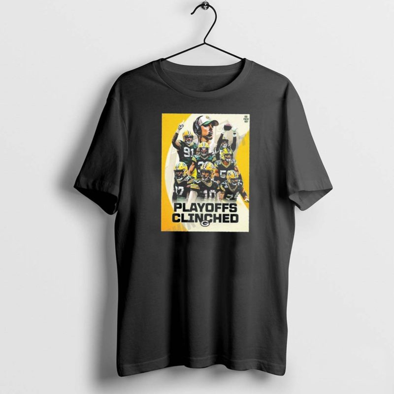 Go Pack Go Playoffs Clinched Green Bay Packers T Shirt 1 1 T Shirt 1 1