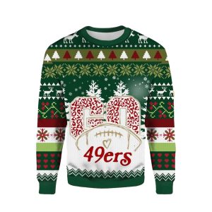 Go San Francisco 49ers Heart Ugly Sweater