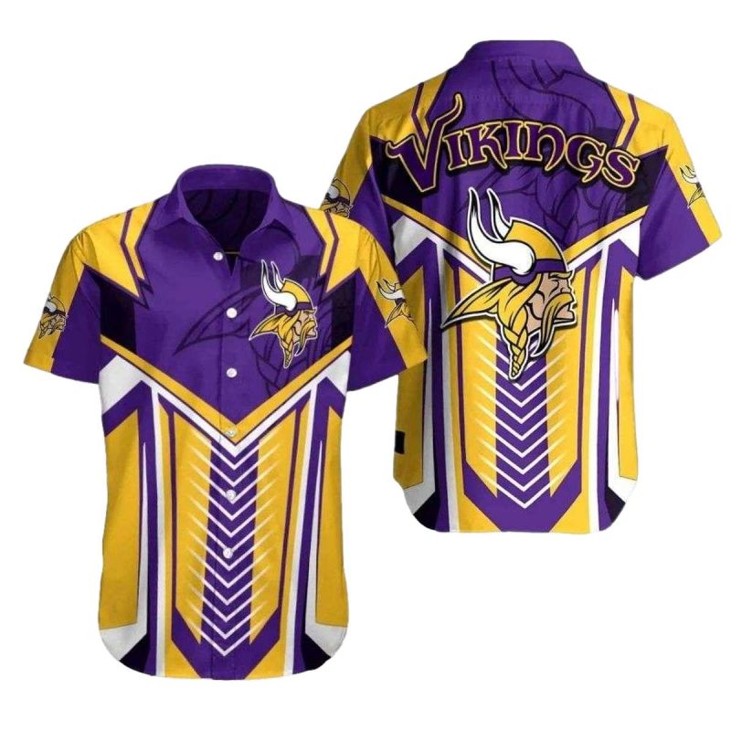 Golden Goals Minnesota Vikings Hawaiian Shirt 1
