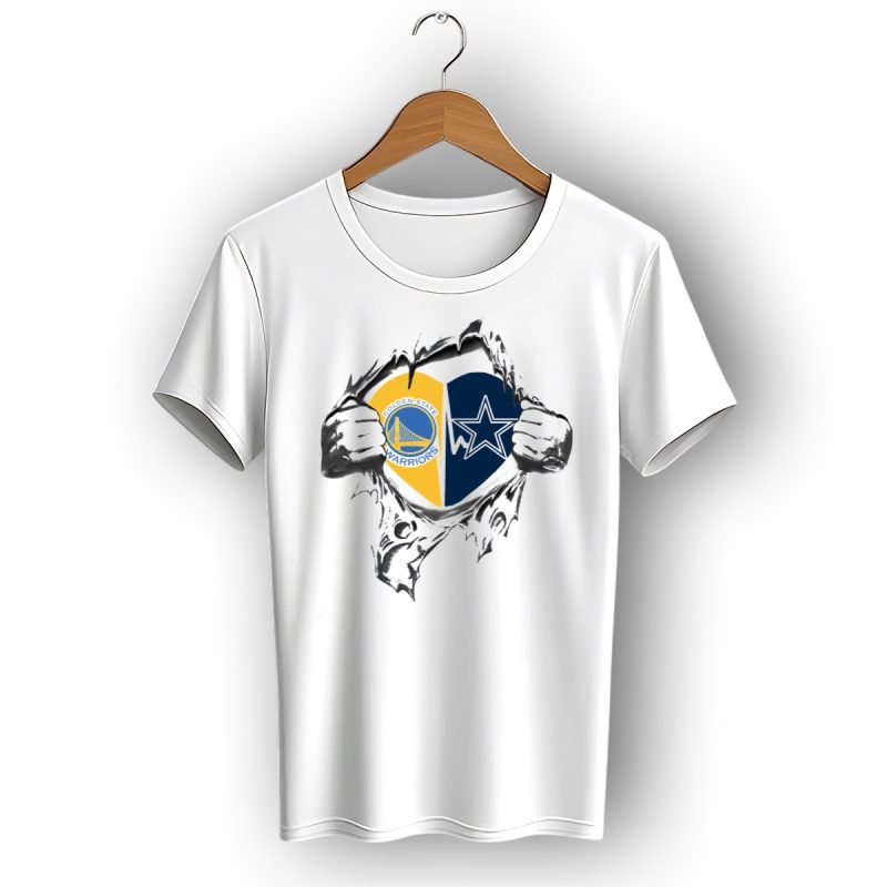 Golden State Warriors Dallas Cowboys Its In My Heart T Shirt 1 T Shirt 1