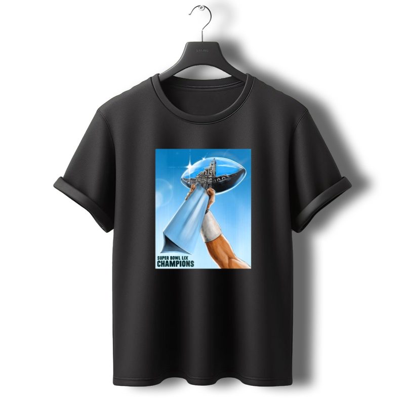 Good Morning From Philadelphia Eagles Super Bowl Lix Champions 2024 T Shirt T Shirt 0 1