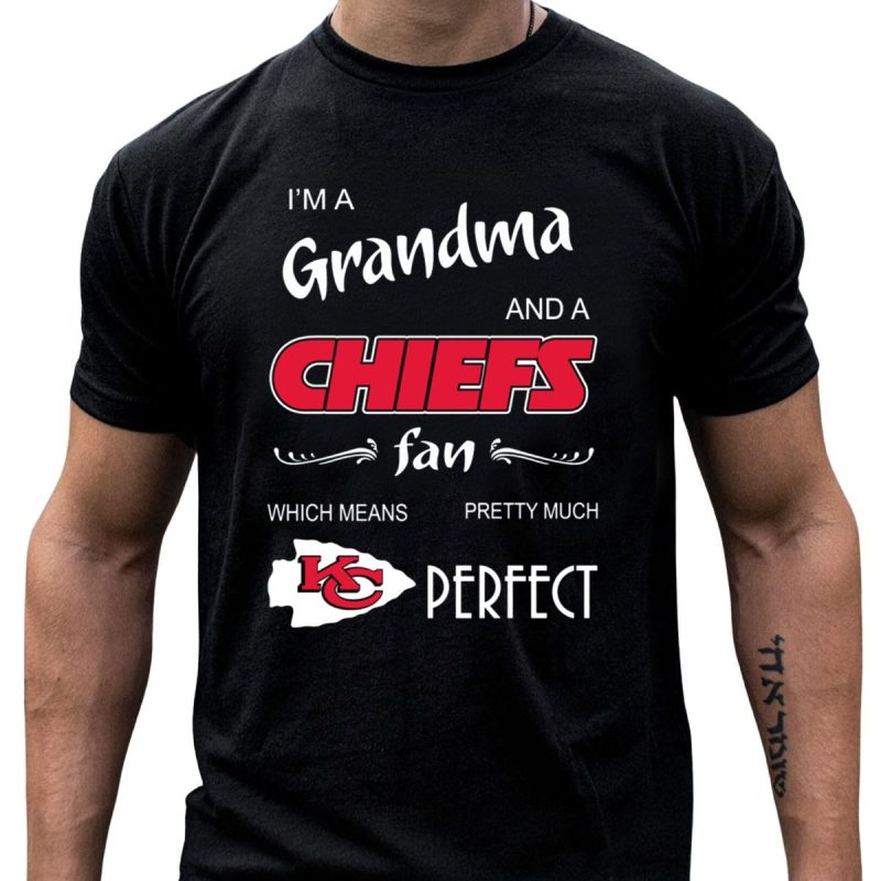 Grandma And A Chiefs Fan Perfect Kansas City Chiefs T Shirt T Shirt 1 1