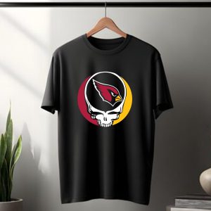Grateful Dead Arizona Cardinals Skull T-Shirt