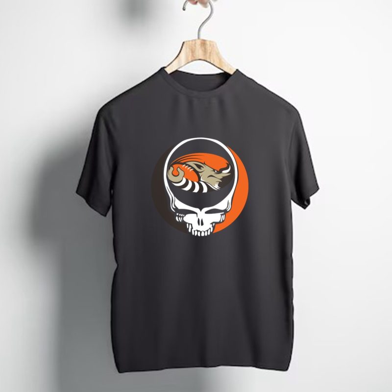Grateful Dead Steal Your Face Cleveland Browns Football Enthusiast T Shirt 1 T Shirt 1