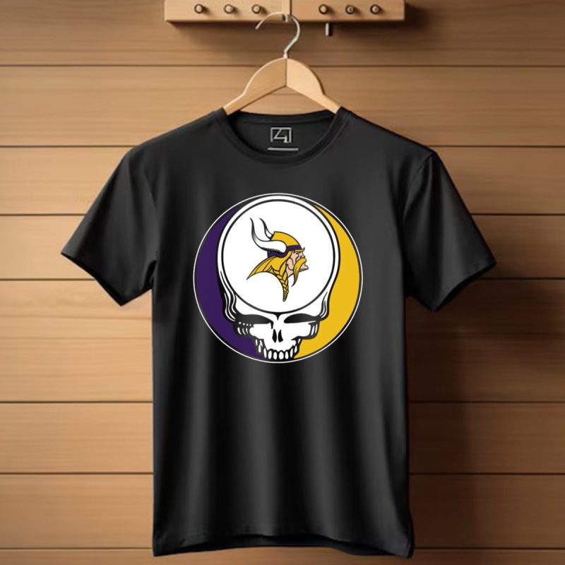 Grateful Dead Vikings Logo Skull Helmet T Shirt 1 T Shirt 1