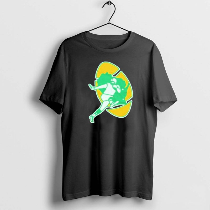 Green Bay Packers Alt Logo 1956 Retro Football Player Emblem T Shirt 1 1 T Shirt 1 1