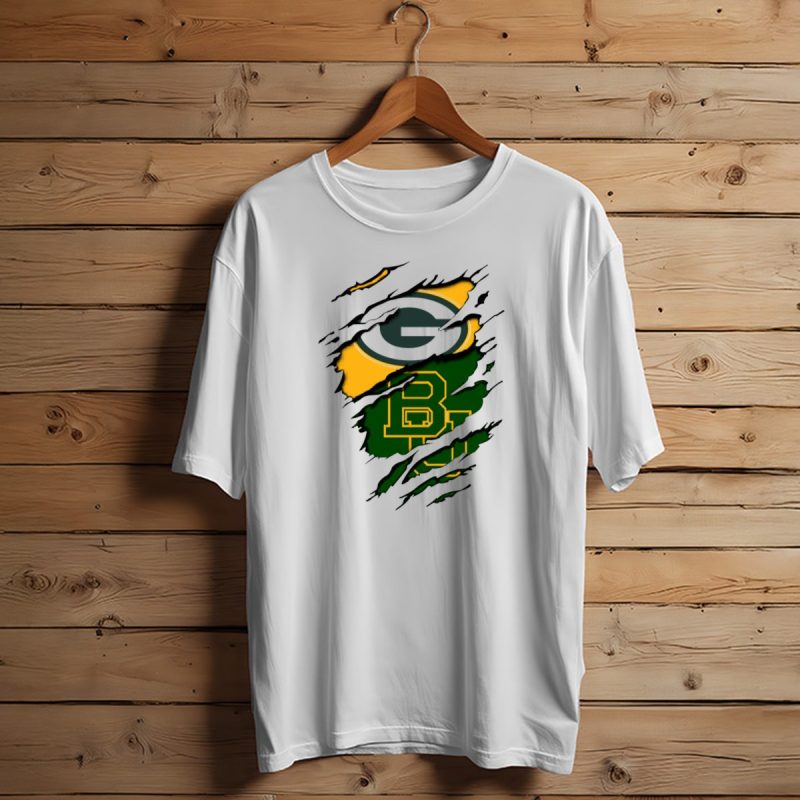 Green Bay Packers Baylor Bears T Shirt T Shirt 1 1