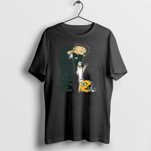 Green Bay Packers Betty Boop Fan Cross Shoulder Cross Shoulder shirt