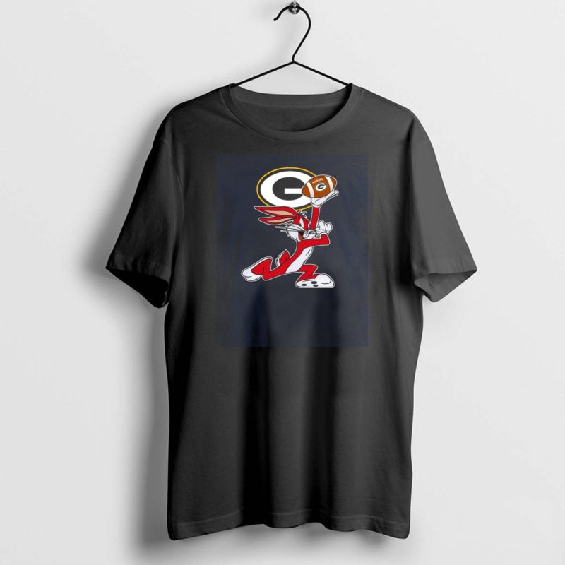Green Bay Packers Bunny Football T Shirt 1 1 T Shirt 1 1