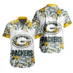 Green Bay Packers Cheerful Hibiscus Hawaiian Shirt