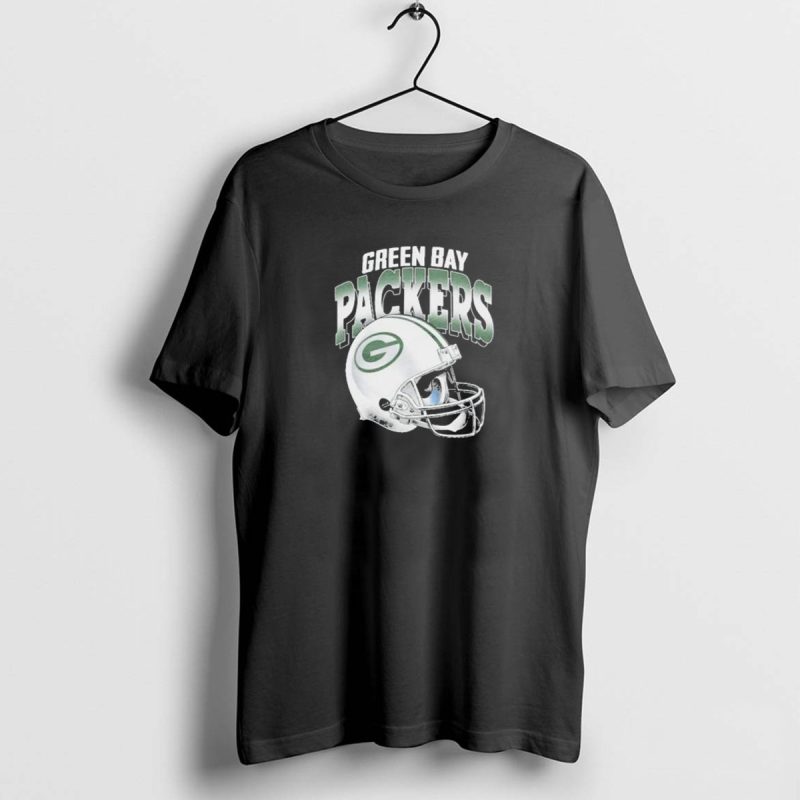 Green Bay Packers Classic Helmet Gradient T Shirt 1 1 T Shirt 1 1