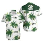 Green Bay Packers Coconut Palm Tree Hawaiian Shirt