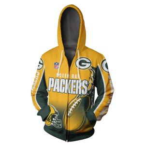 Green Bay Packers Cute Flame Balls graphic gift for men AOP Hoodie