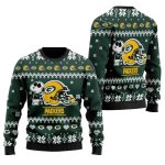 Green Bay Packers Cute The Snoopy Show Football Helmet Ugly Sweater
