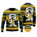 Green Bay Packers Dabbing Snoopy Ugly Sweater