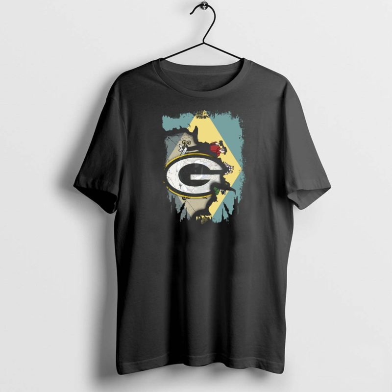 Green Bay Packers Delaware Heritage Fusion T Shirt 1 1 T Shirt 1 1