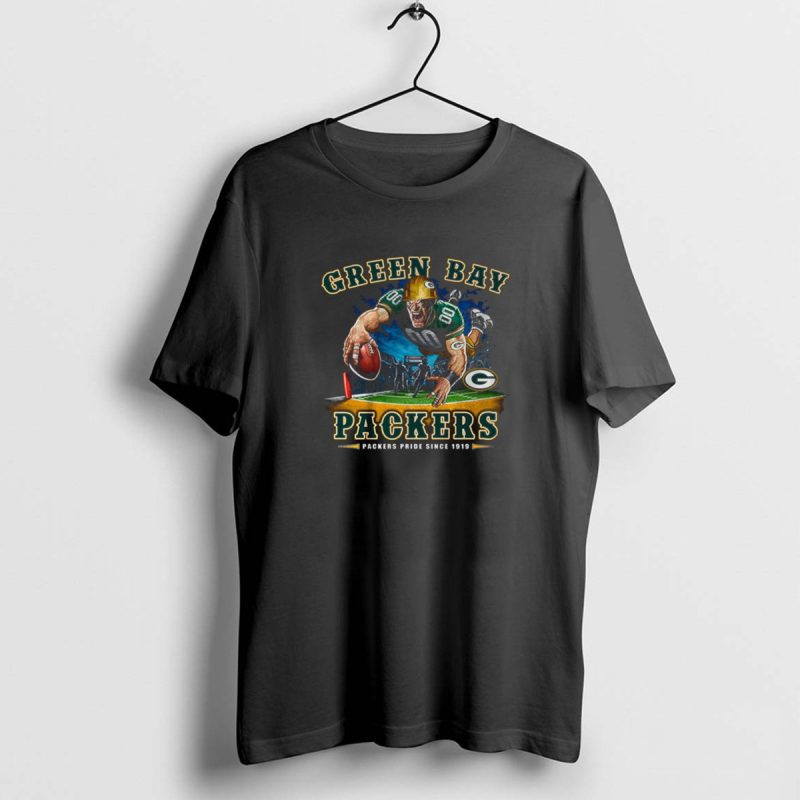 Green Bay Packers End Zone Nfl Shirt T Shirt 1 0