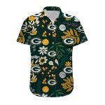 Green Bay Packers Floral Pattern Tropical Fanwear Hawaiian Shirt