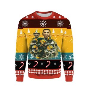 Green Bay Packers Football Dream Team Ugly Chritsmas Sweater