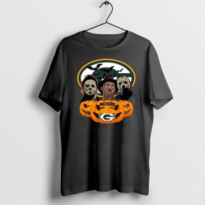 Green Bay Packers Freddy Krueger Michael Myers Jason Voorhees Halloween Shirt