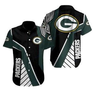 Green Bay Packers Game Day Stripes Hawaiian Shirt