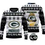 Green Bay Packers Go Pack Go Christmas Ugly Sweater