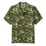 Green Bay Packers Go Pack Go Logo Hawaiian Shirt