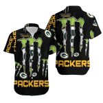 Green Bay Packers Green Monster Energy Hawaiian Shirt