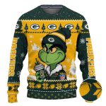 Green Bay Packers Grinch Stolen Christmas 2025 Grinchmas Ugly Sweater