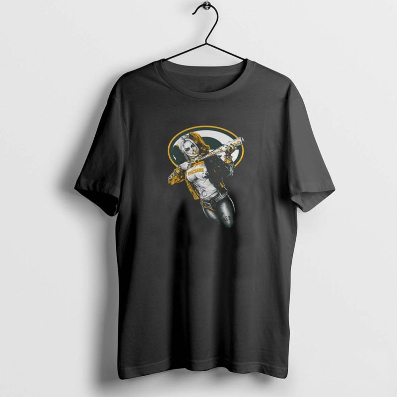 Green Bay Packers Harley Quinn Shirt T Shirt 1 0