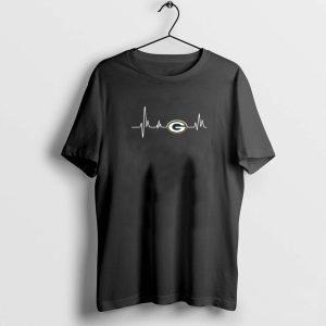 Green Bay Packers Heartbeat Shirt