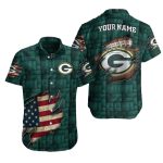 Green Bay Packers In My Heart Hawaiian Shirt
