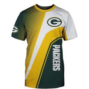 Green Bay Packers Logo Lovely AOP T Shirt
