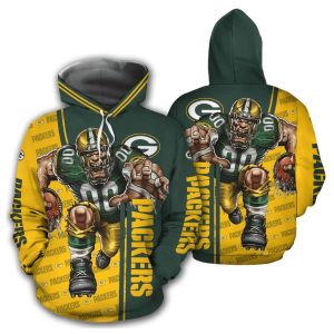 Green Bay Packers Mascot design gift for fans AOP Hoodie