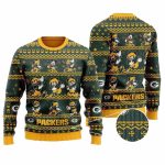 Green Bay Packers Mickey Mouse Holiday Party Ugly Sweater